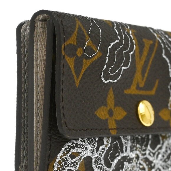 Louis Vuitton Monogram Dentelle Ludlow Coin Case Wallet M95392 CT0077 115371 - Picture 3 of 7